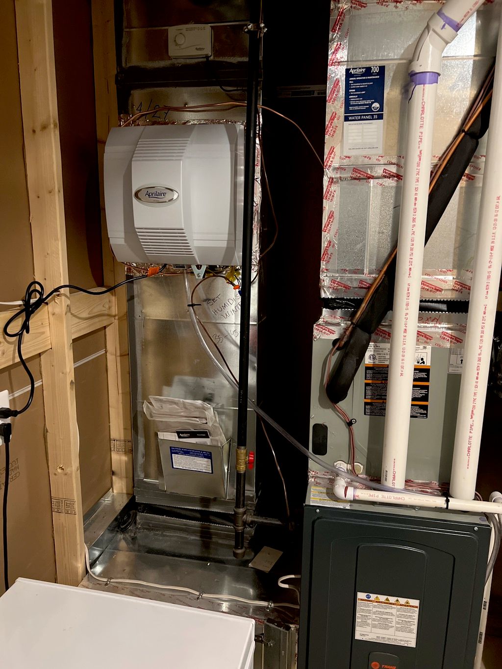 Humidifier install for new system