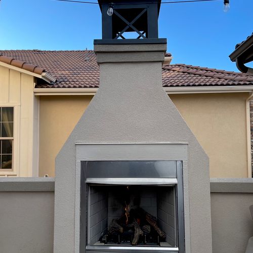 Awesome job fixing my outdoor fireplace!