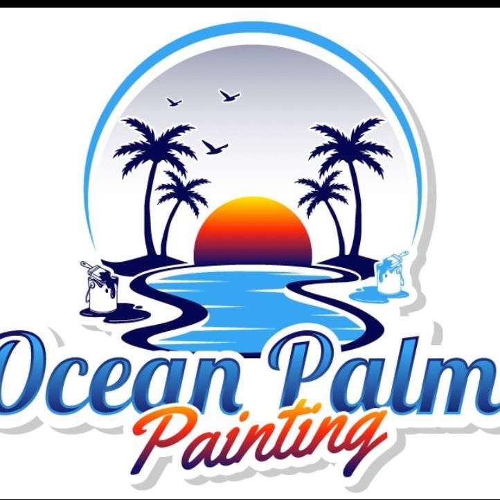 Ocean Palms Painting