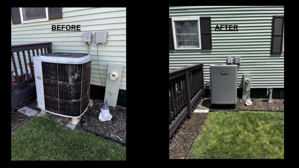 Before and After AC Install