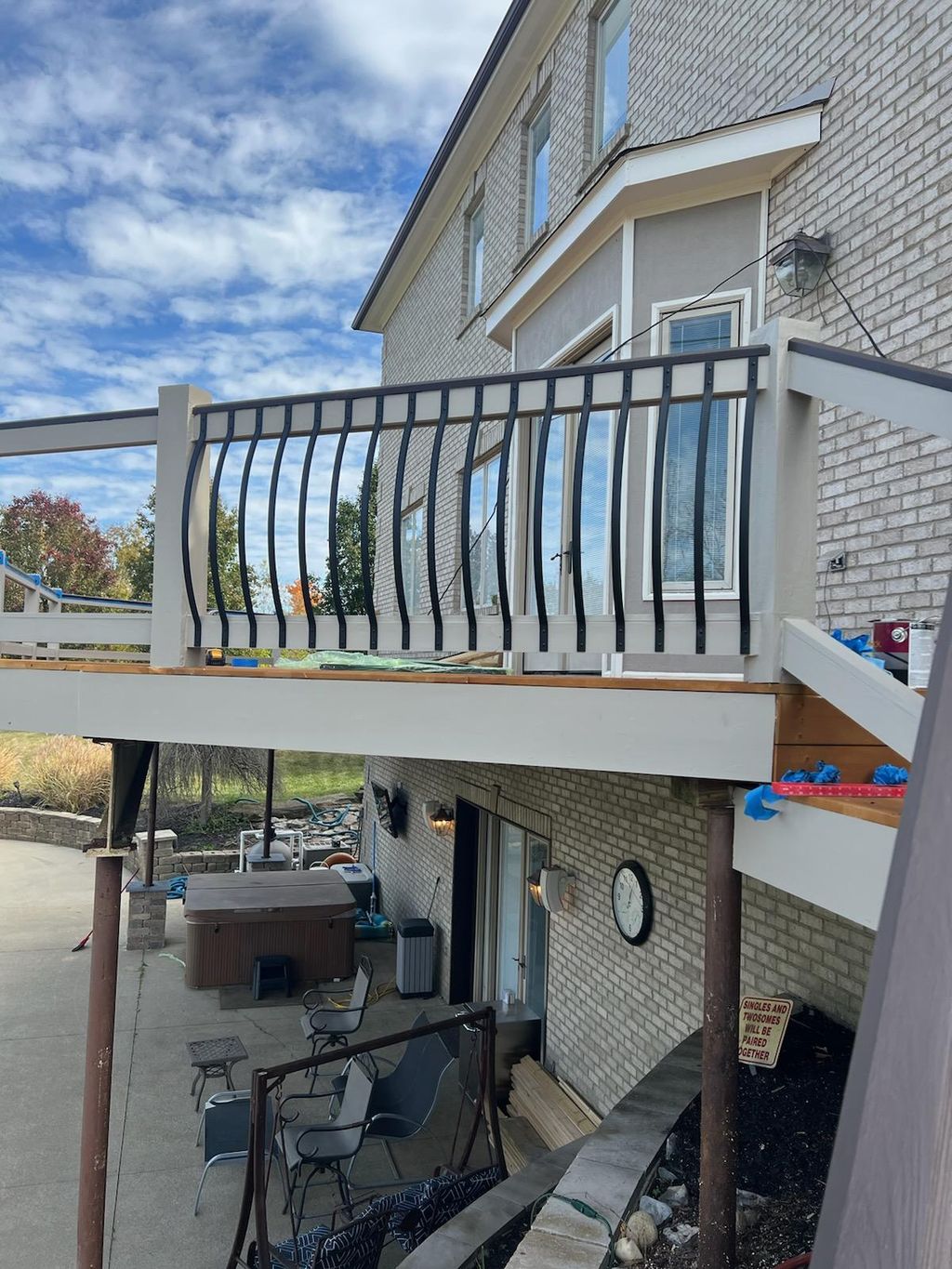 Deck Fence Build