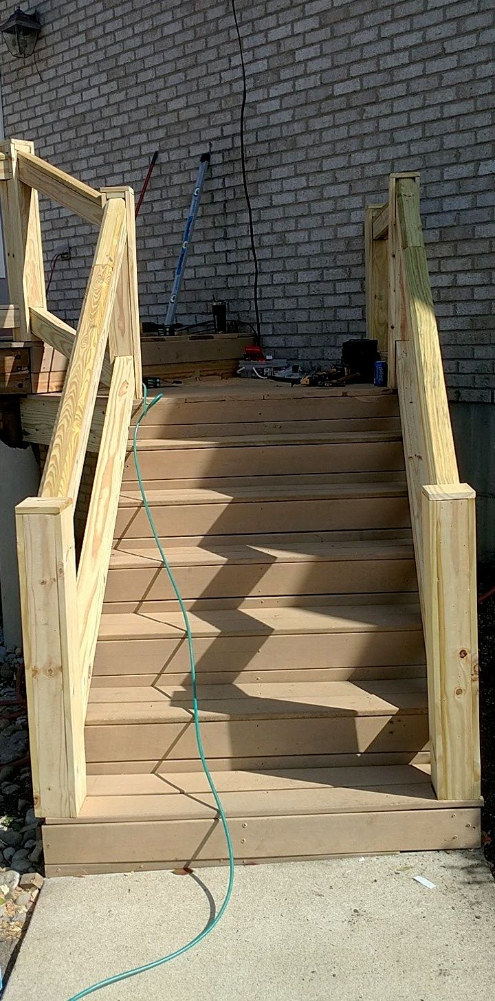 Deck Staircase Build