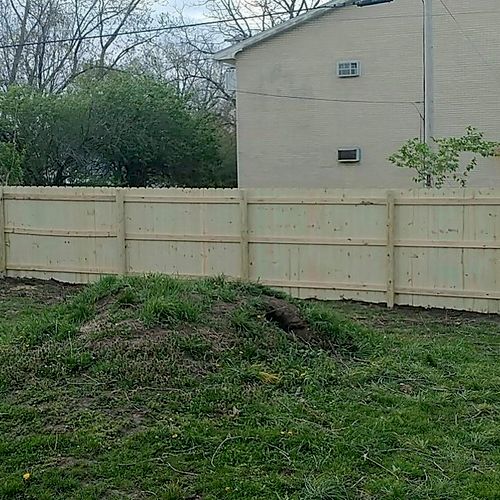 Privacy Fence Install