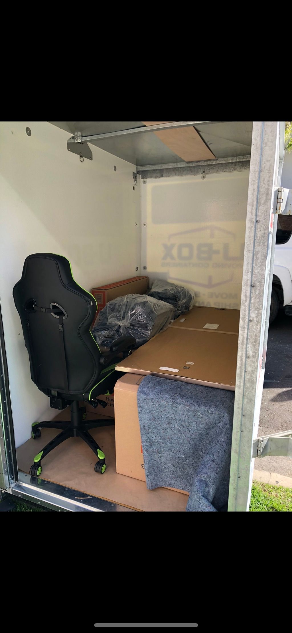No job is too small, quick job packing boxes and a