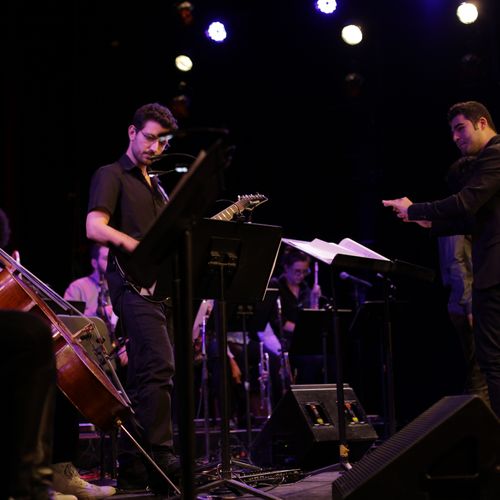 Conducting the Berklee College of Music Orchestra