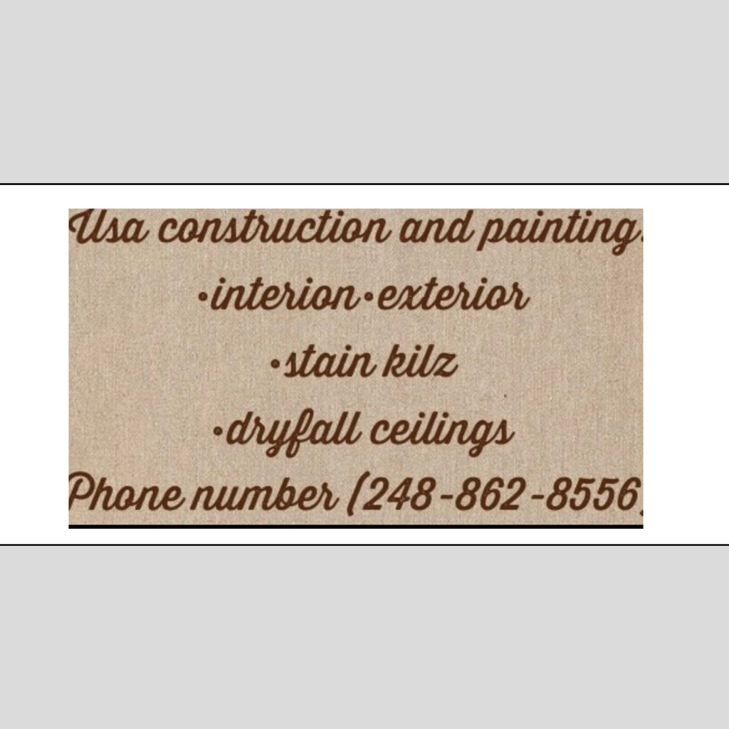 USA construction and painting!