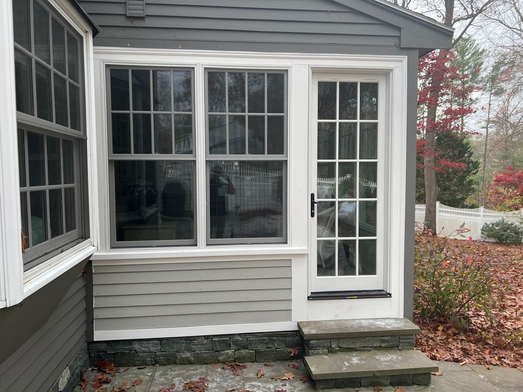 Exterior trim & siding install for new window & do