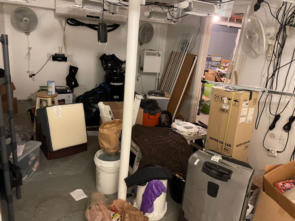 Before-basement clean