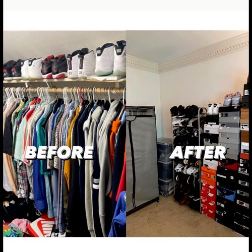 I contacted this company to come help me declutter