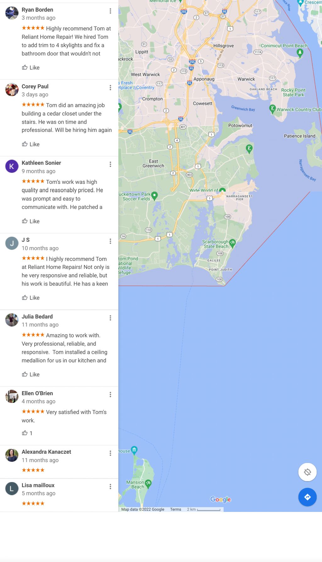 5 Star Reviews