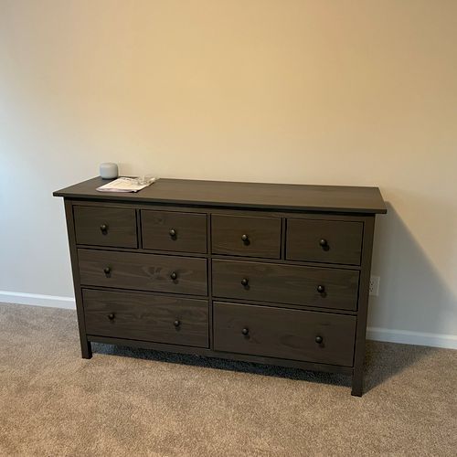 Dion did a FANTASTIC job with our IKEA furniture. 