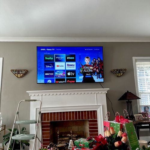 Wow! I submitted a request for TV mounting and Ant