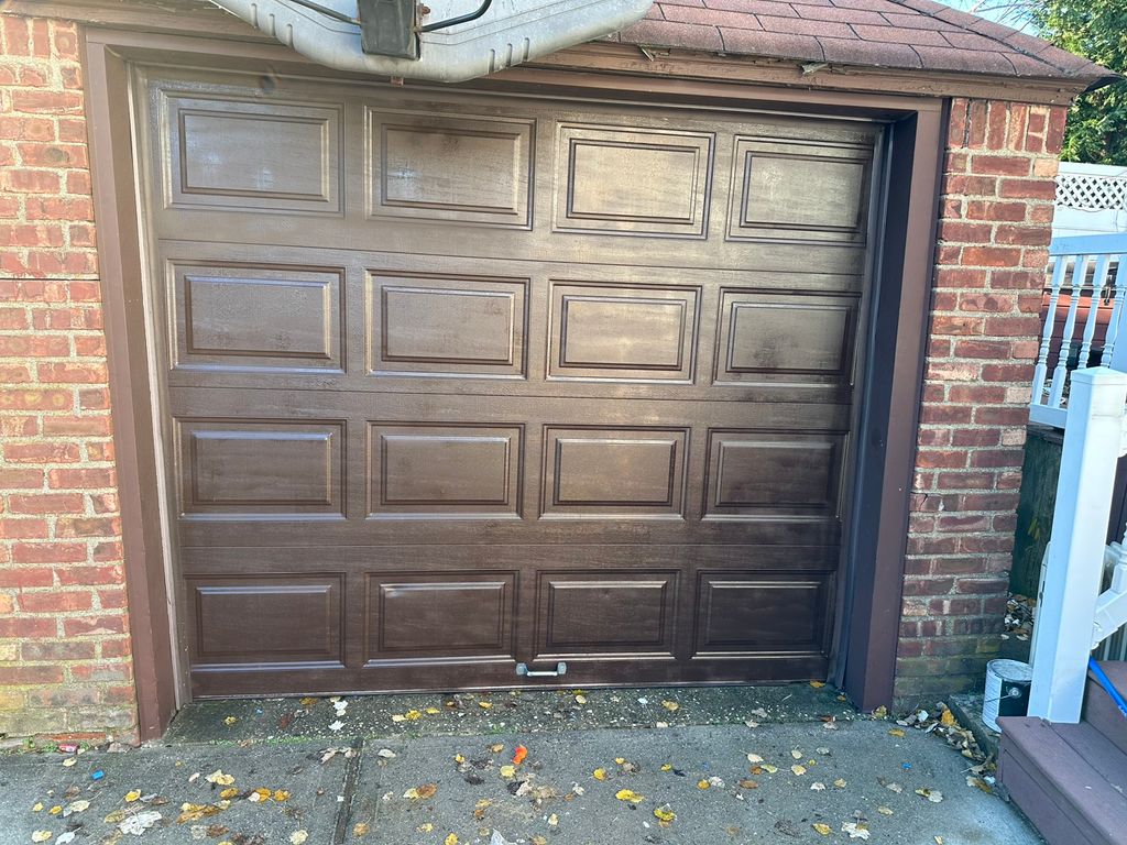 Garage door paint and new handle 
