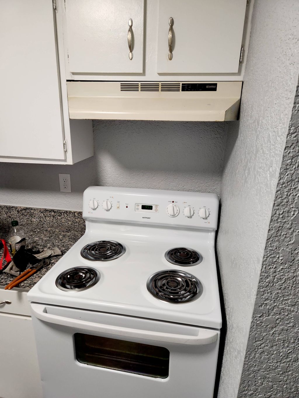 install a new stove 