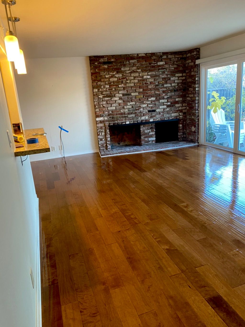 Polyurethane floor refinishing! 