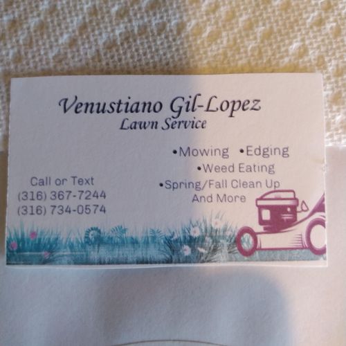 Venustiano Gil Lopez Lawn Care