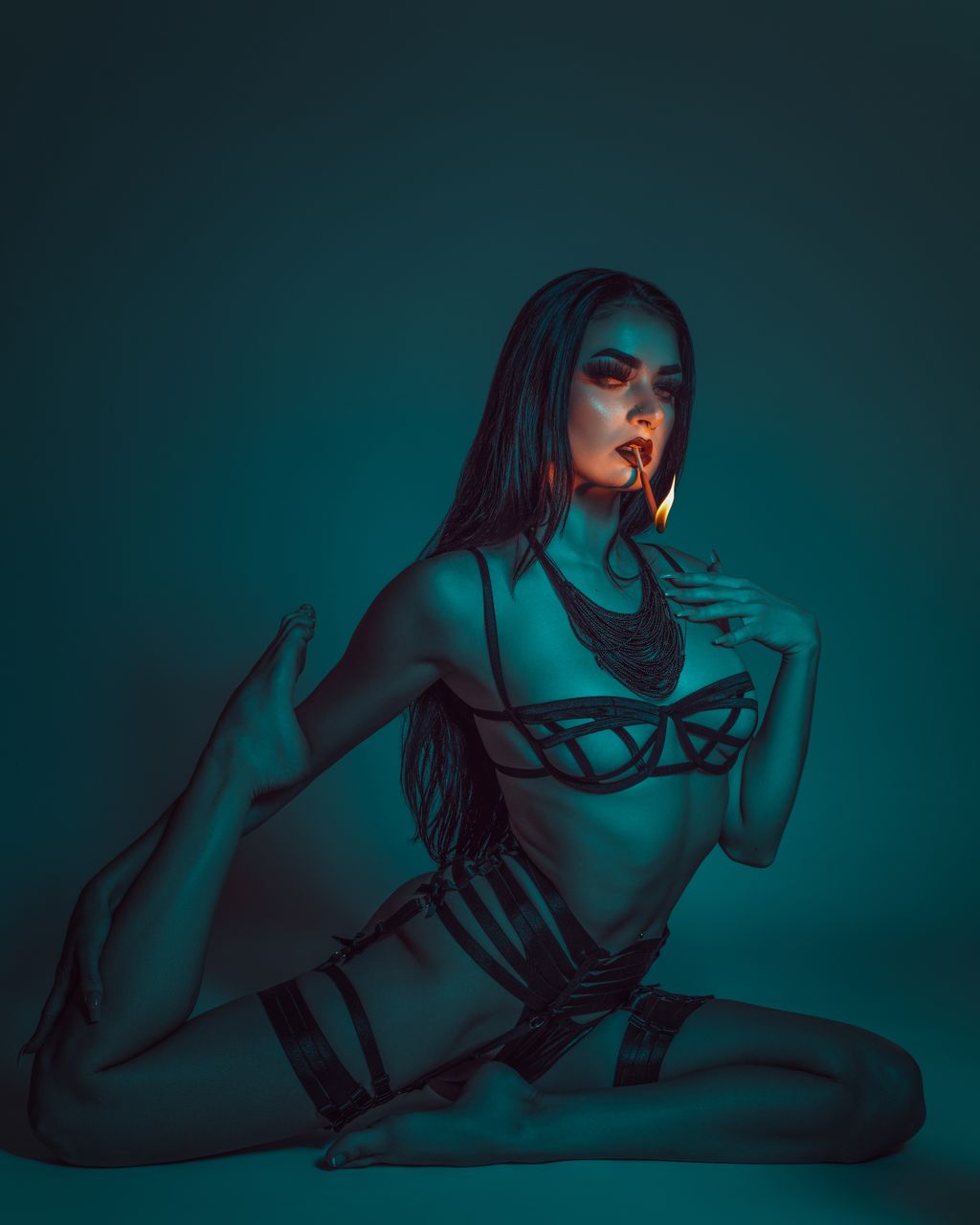Striking color gel photos