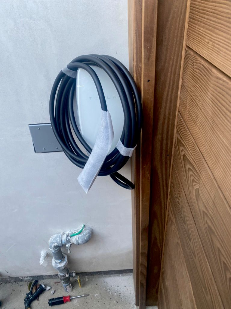 Previous electrician left the box close to the gat