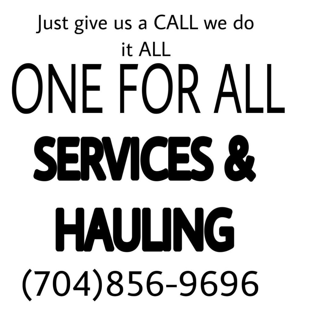 One for All Services and Hauling