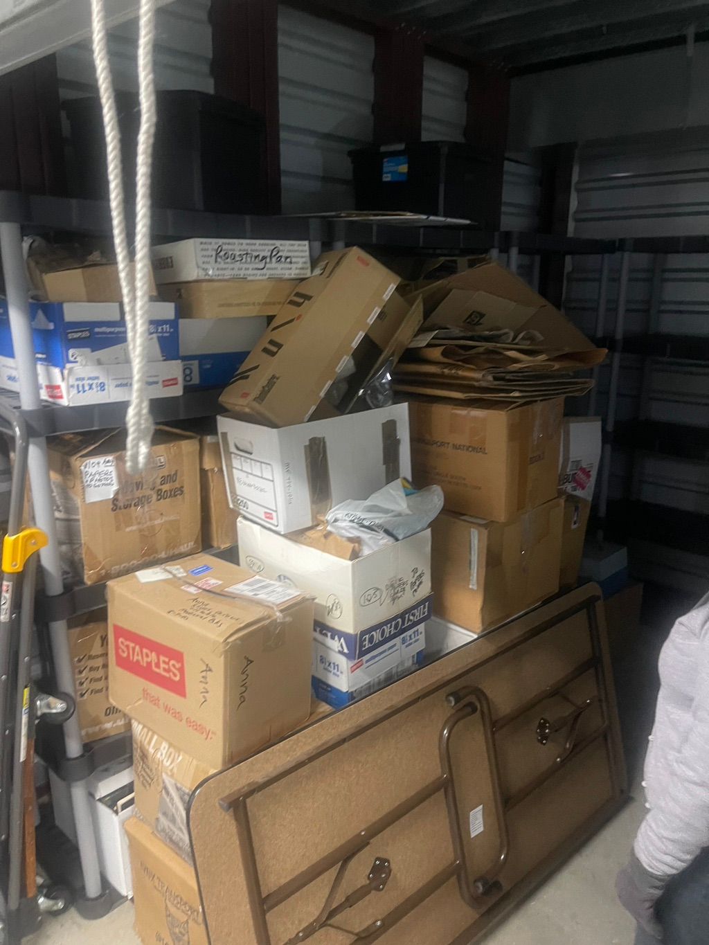 Storage unit clean-out