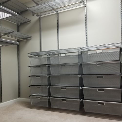 Closet and Shelving System Installation