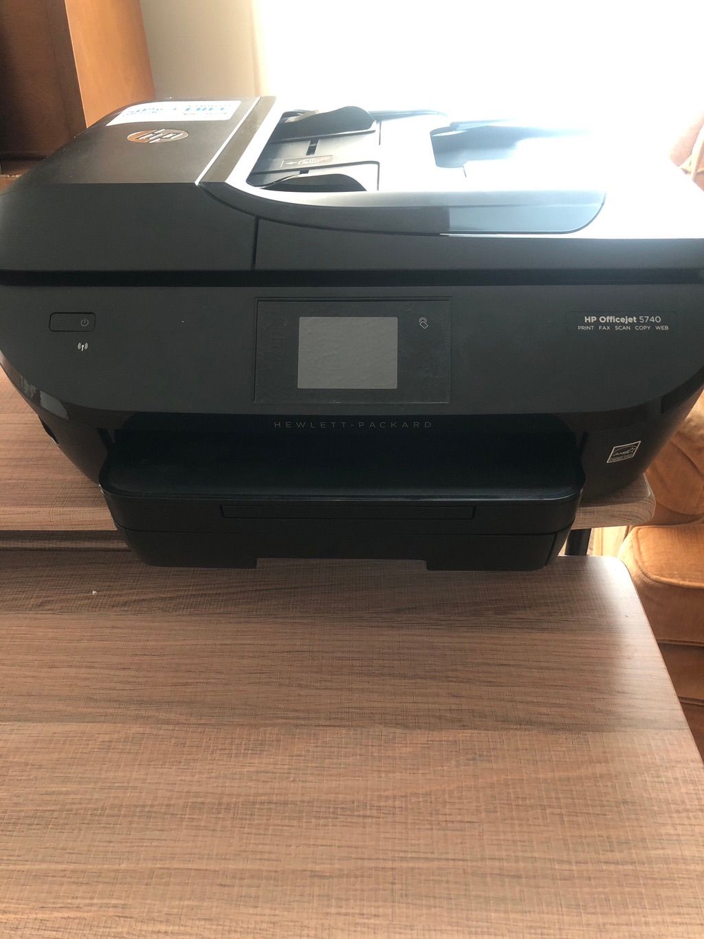 My HP OfficeJet Pro 5740 had a “ghost” paper jam t