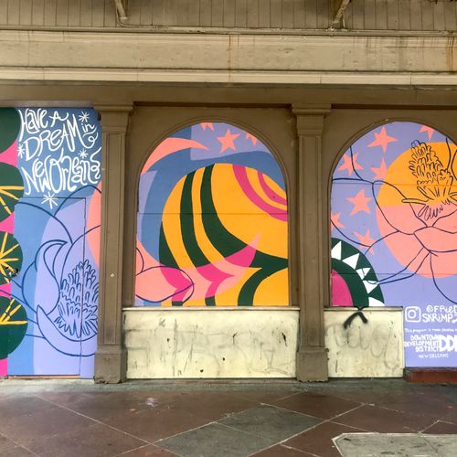Public Mural in Canal Street corridor 