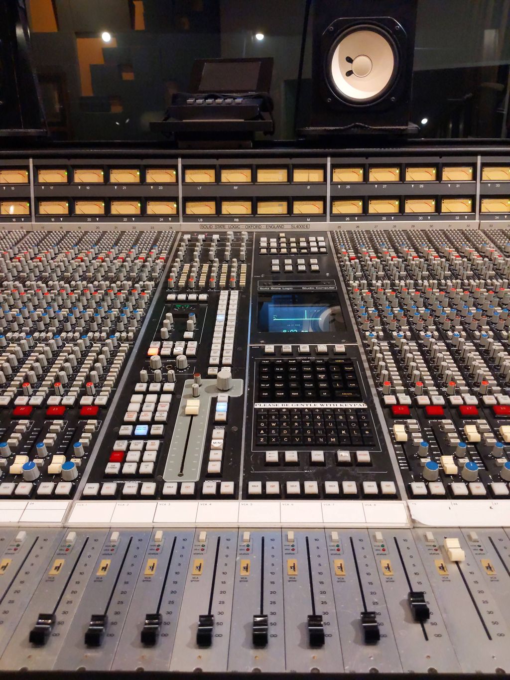 SSL E4000+ Console used in previous recording sess