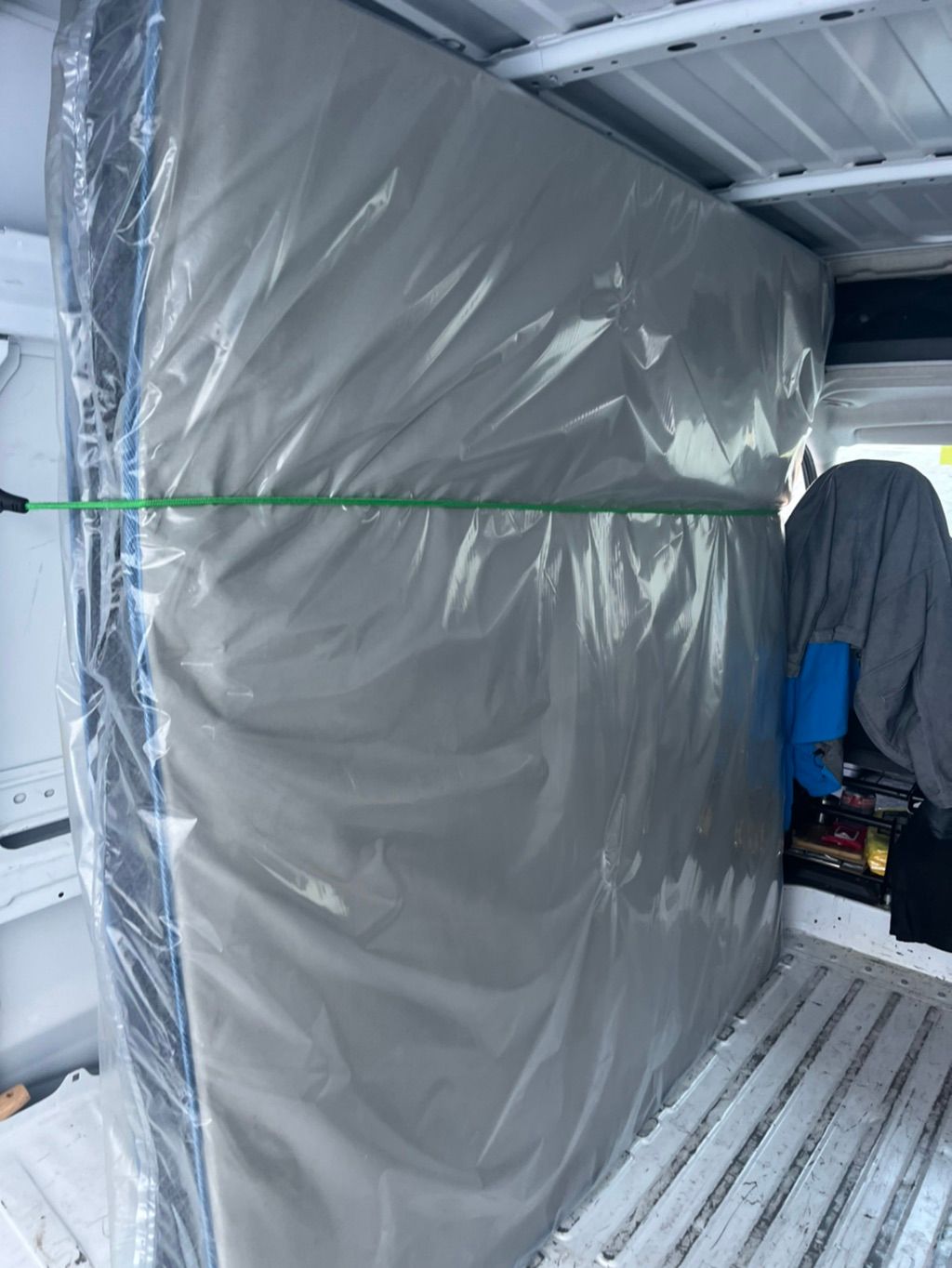 Mattress loaded up for delivery 