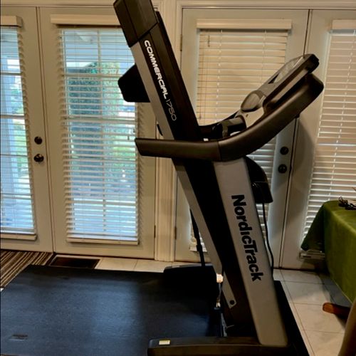 Treadmill moved from one room to another room 