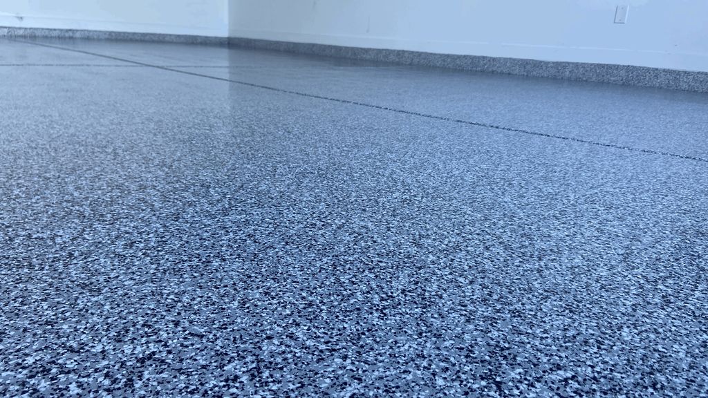 Heavy Chip Garage Floor