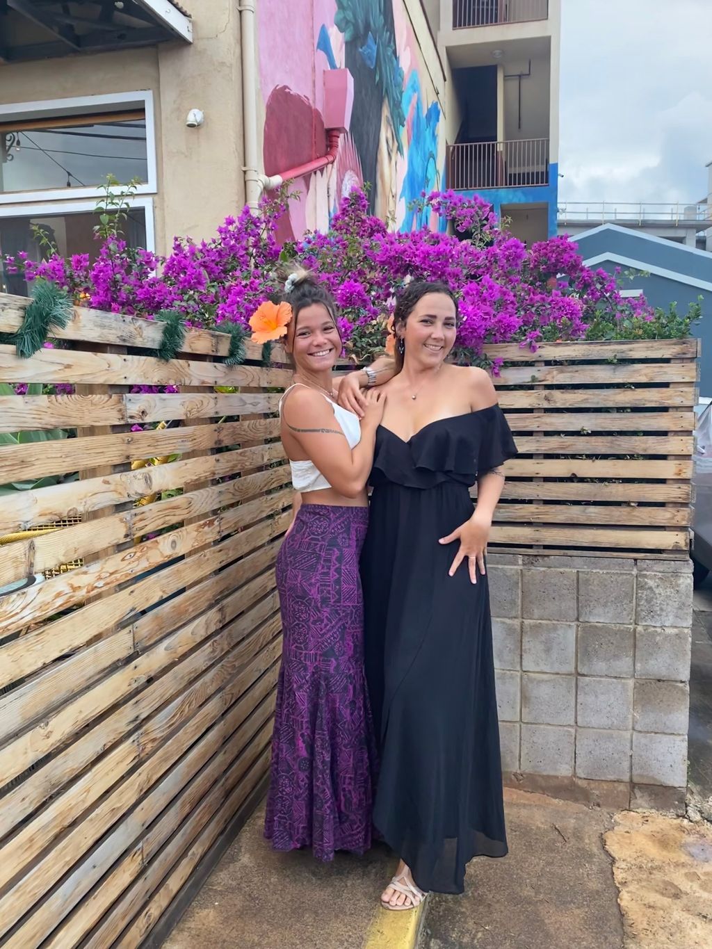 Island Christmas party with good friends.