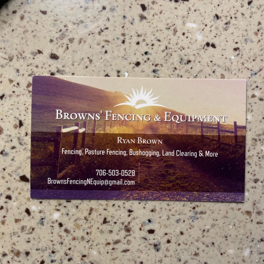 Browns Fencing & Equipment