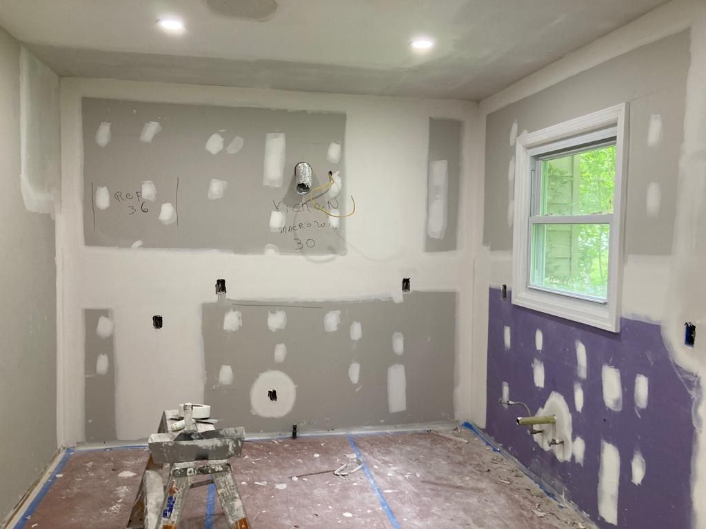 After
Sheetrock & Spackle