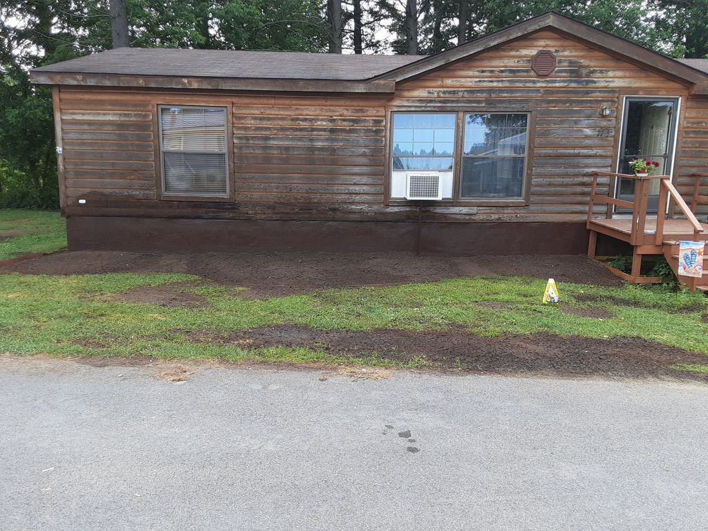 Before: Repair lawn, add front landscaping, clean 