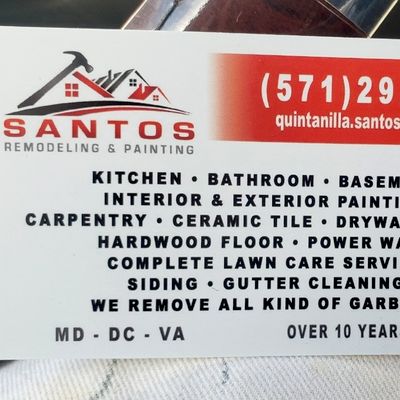 Avatar for Santos remodeling and painting  inc.