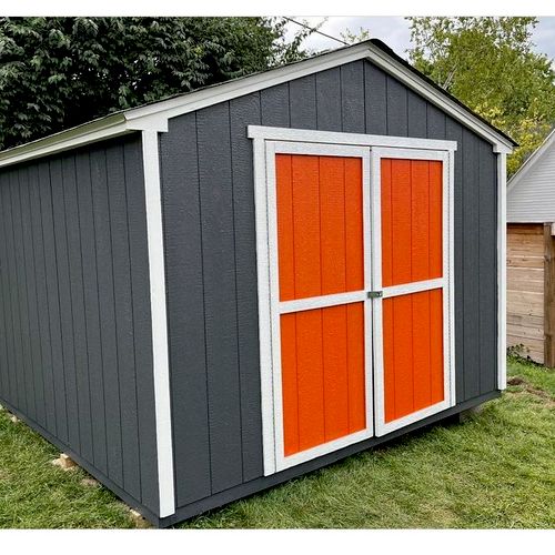 Shed build and custom paint job