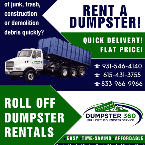 Nashville TN Dumpster Rental