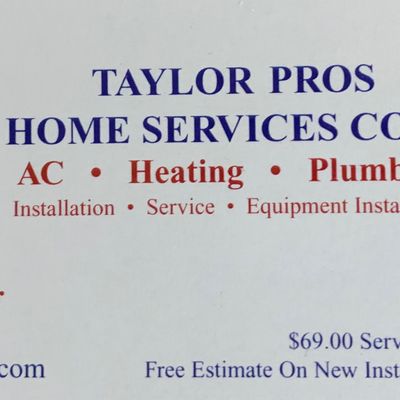 Avatar for Taylor Pros Home Services Corporation