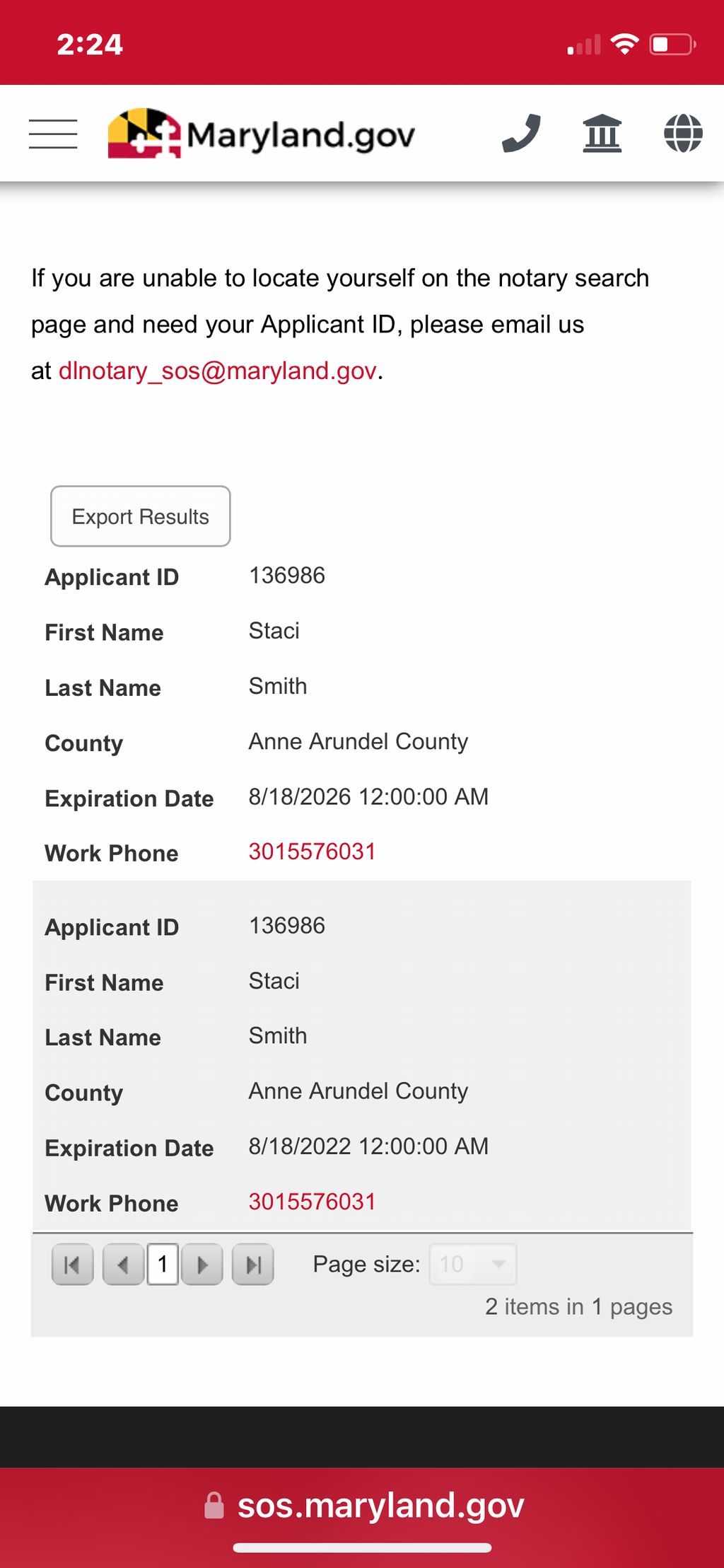 ID136986 MD Notary 