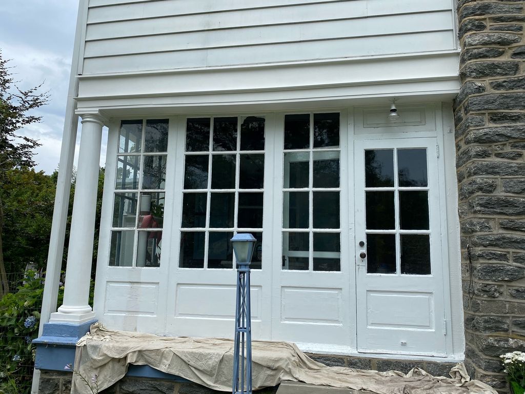 AFTER. Fully rebuilt supports for exterior sun roo