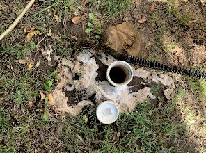 Main line clean out overflow 