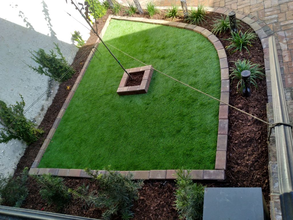 After Artificial Turf Install