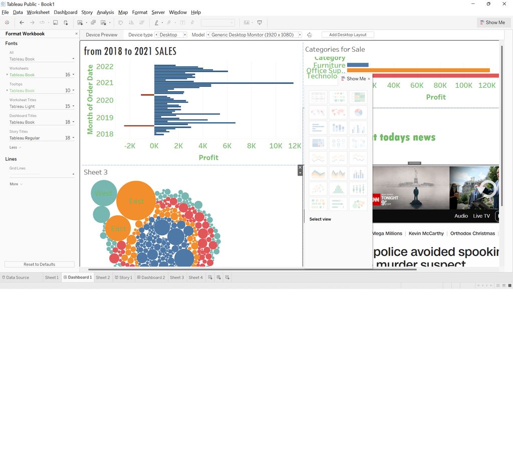 Interactive Dashboards can be impressive