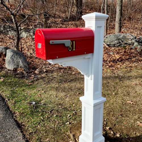 Prompt and did great work. The mailbox installatio