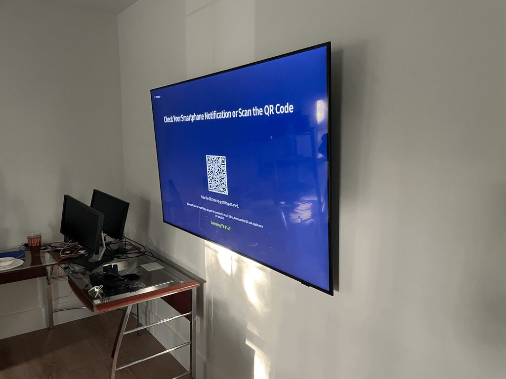 TV Mounting with Wire Concealment