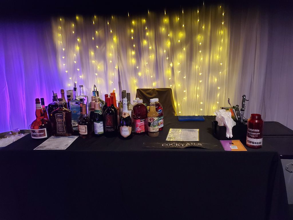 Dual table bar setup