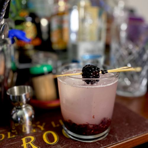 Gin Blackberry Smash