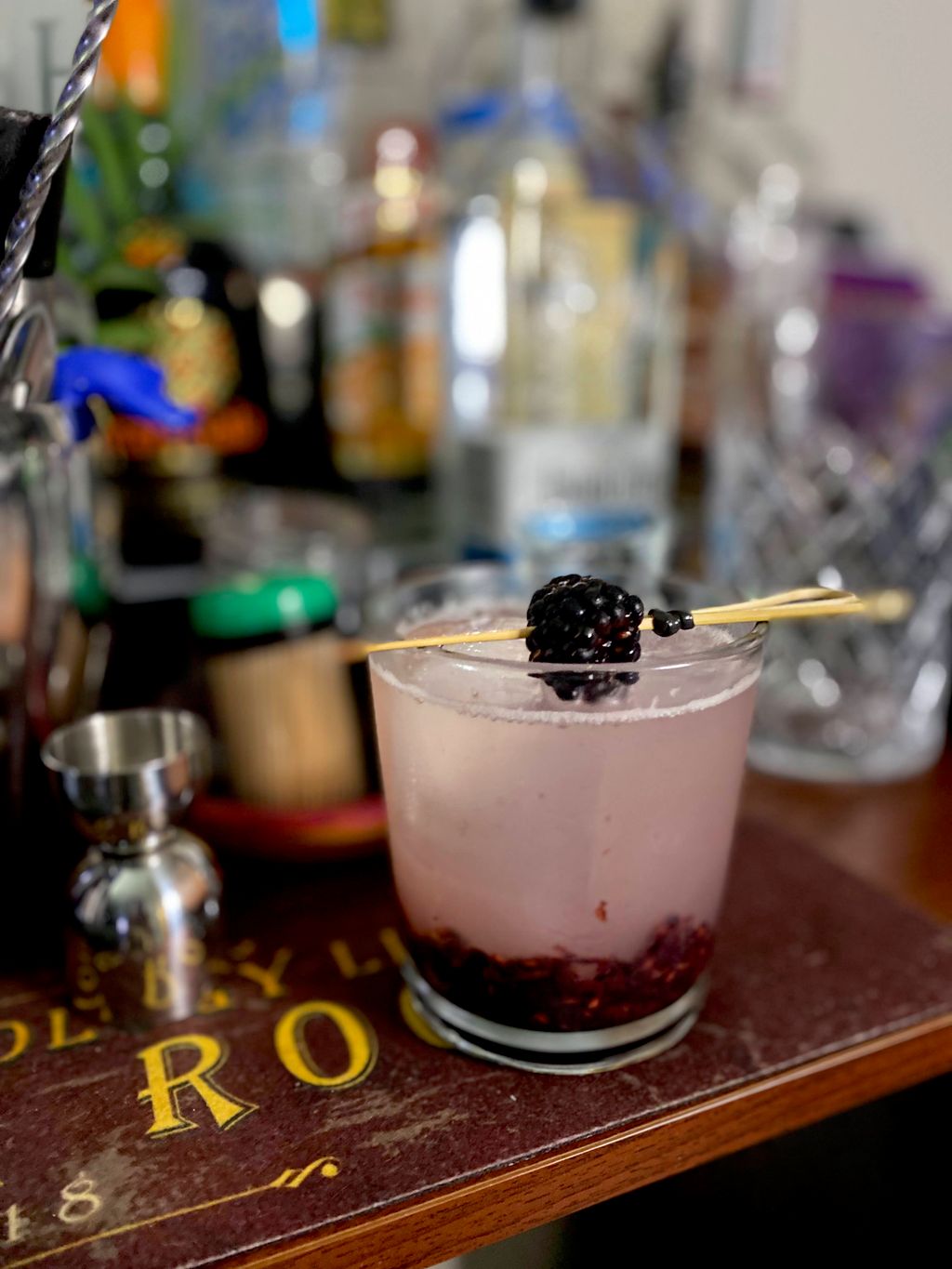 Gin Blackberry Smash