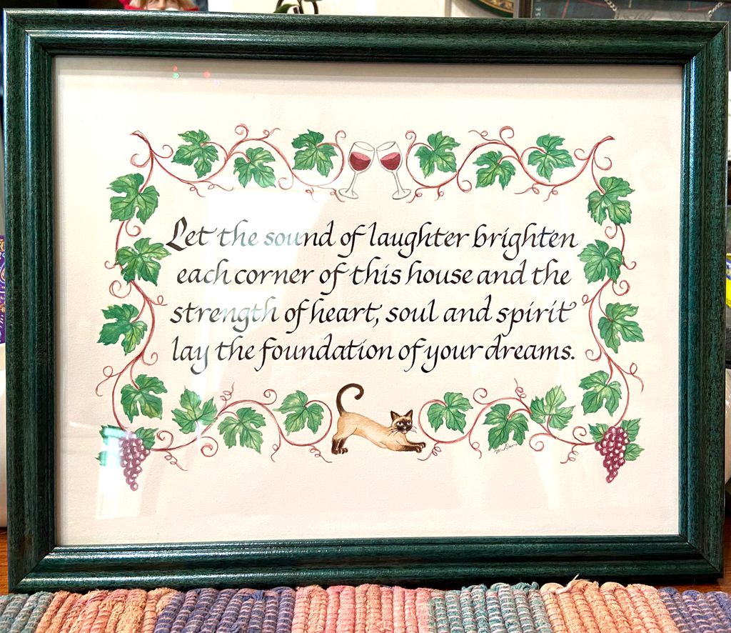 Housewarming gift with cat